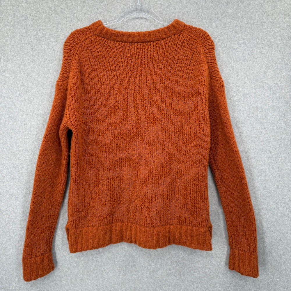 Toad&Co Cozy Crewneck Sweater in Burnt Orange - Picture 2 of 7